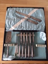 Altes,Antikes Besteck/Fleischer,Braten Messer, Zwillingswerk,Kasten,Zwilling