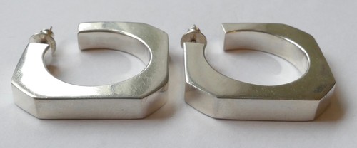 Designer creolen 925 silber - designer,