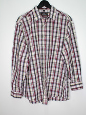 Studio Leonardo Hemd Langarm Gr. L 41/42 Herren Mehrfarbig Baumwolle KariertEC-9