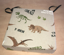 Stuhl Sitzerhöhung Erhöhungskissen Sitzhilfe für Kinder 32x32x8 cm Dino Motive