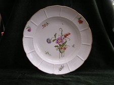 Antiker Ludwigsburger Suppenteller aus der Zeit um 1765