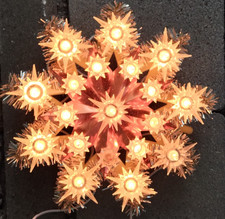 Weihnachtsstern als Christbaumspitze verwendbar Stern beleuchtet Weihnachten