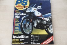 2) PS Sport Motorrad 07/1987 - Triumph Tiger 750 mit 4 - Tips für Yamaha XT 600