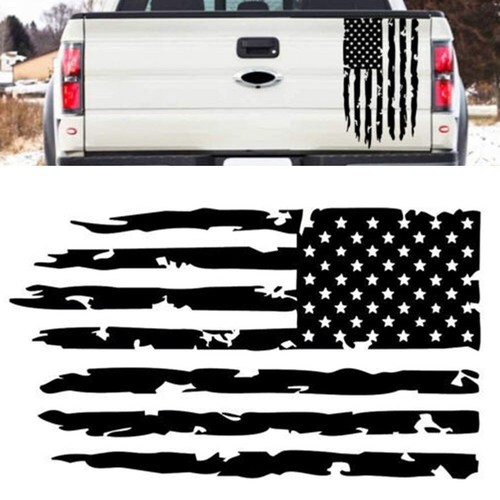 Distressed heckklappe vinyl - distressed,
