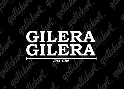 Aufkleber für gilera - 2x, cm