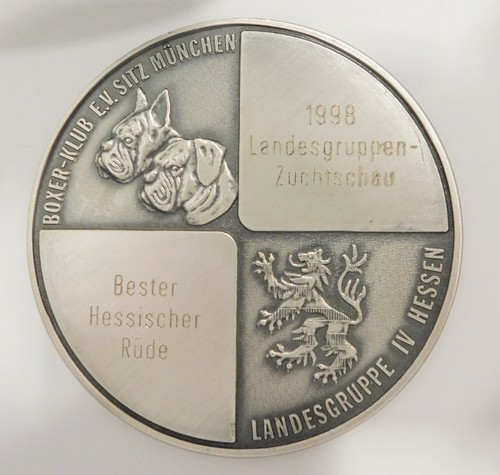 Medaille plakette boxer - /,