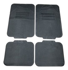 4x Gummi Fußmatten