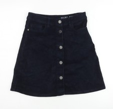 Noisy May Damen Cordrock blau