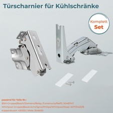 Türscharnier geeignet für Hettich 3702 3306 3703 3307 für Miele 5546050 481147