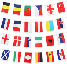 Fußball EM Flaggenkette, EM