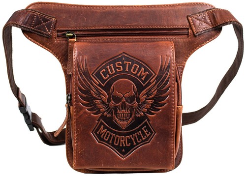 Biker beintasche leder - beintasche,