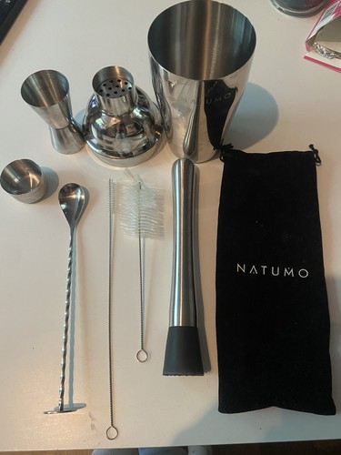 Cocktailset edelstahl natumo - edelstahl,