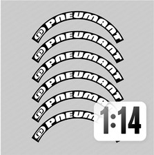 6er Set Reifen Markierung 1:14