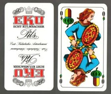 alte Spielkarte EKU Echt Kulmbacher KULMBACH Einzelkarte *SK2