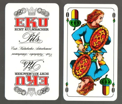 Alte spielkarte eku - alte,