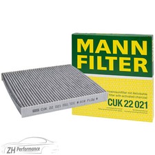 MANN-Filter CUK 22 021 Aktivkohle-Innenraumfilter für Renault Smart Fortwo