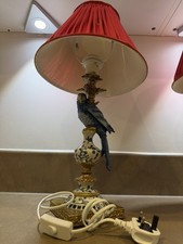 Porzellan Tischlampe mit