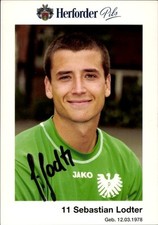 Autogrammkarte Fußballer Sebastian Lodter, Preußen Münster, Autogramm - 11326838