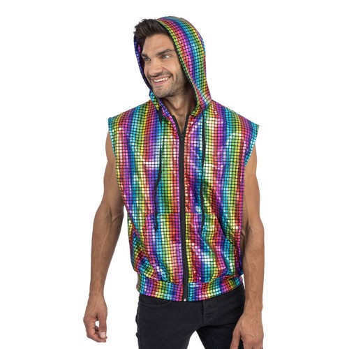 Rainbow weste herren mit - rainbow,