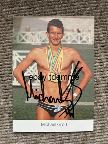 Autogrammkarte michael groß - autogrammkarte,