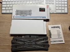 Märklin C-Gleis DKW 24620 mit Antrieb 74490 und Licht in OVP