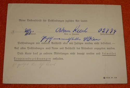 Feldpost schützen regiment - feldpost, 2