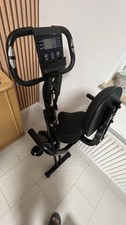 KM-Fit Heimtrainer, Fitnessbike, zusammenklappbares Fitnessfahrrad, bis 100 kg