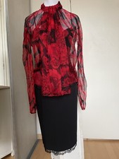 CHRISTIAN DIOR.  Set Bluse Tanktop und Rock. Wie Neu. und Seide.