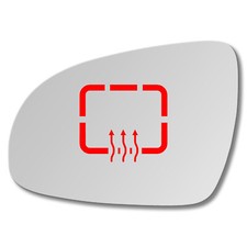 Spiegelglas Links Beheizbar