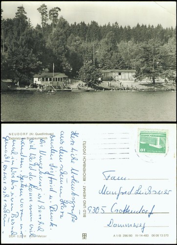 Ansichtskarte neudorf - neudorf, (harz)
