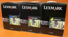 Set of 3 New OEM Lexmark