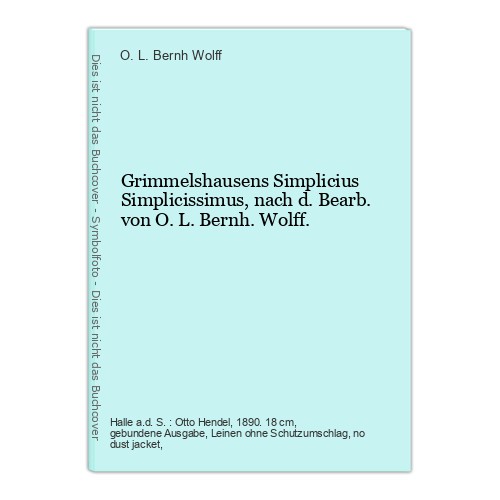 Grimmelshausens simplicius - grimmelshausens,