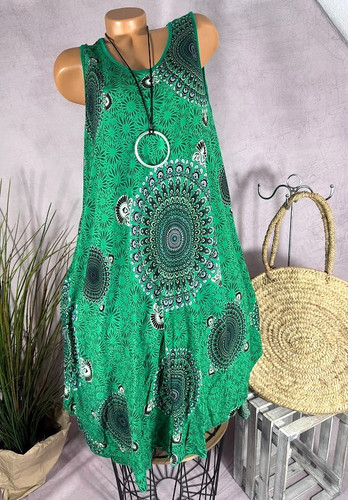 Luftiges alinie tunika kleid - luftiges,