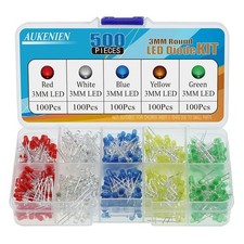 Led dioden sortiment 500 - dioden,