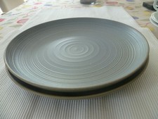 Thomas Steinzeug, 2 flache Teller, Nature, (27 cm ), Farbe Water,