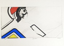 Carl Bianga, Sarelen, Radierung, signiert, num., betitelt, 1970