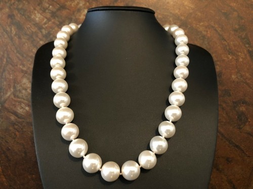 Muschelkernperlen collier - muschelkernperlen,