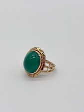 Ring aus 585er Gold mit Jade