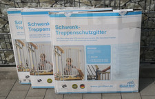 Geuther 2733 Schwenk-Treppenschutzgitter Natur - 3 Stück - Neu