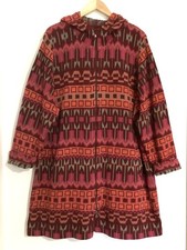 Warme Jacquard Strickjacke