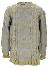 Dicker Unisex Wollpullover mit