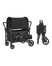 VEVOR Wagon Kinderwagen für 4 Kinder Push Pull Faltbare 330LBS Belastung