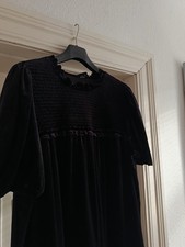 Damen-Samtkleid Schwarz Gr.XL