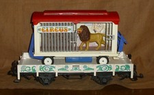 Lehmann LGB-Niederbordwaggon mit Zirkuskäfigwagen-Spur  G-guter Zustand