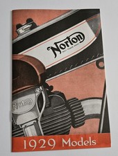 Norton 1929 MOTORRAD Broschüre Prospekte