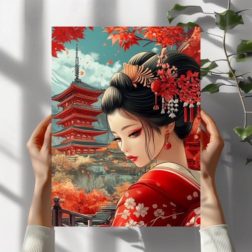 Geisha anime poster - anime, schöne