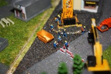 10 Schuttcontainer ( Mulde ) Spur Z 1:220