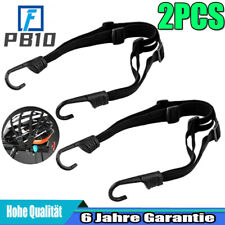 2X Motorrad Gepäckträger Gummispanner Expander mit Haken Verstellbar Elastische