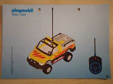 Playmobil Bauanleitung 4228 + 4320 Racing Pick Up mit Quad , A5 , 16 Seiten