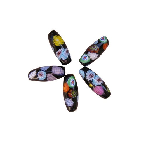 Bunte millefiori glasperlen - millefiori,